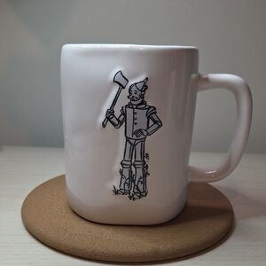 Rae Dunn Wizard Of Oz 'Big Hearted' Tin Man White & Gray Ceramic Mug